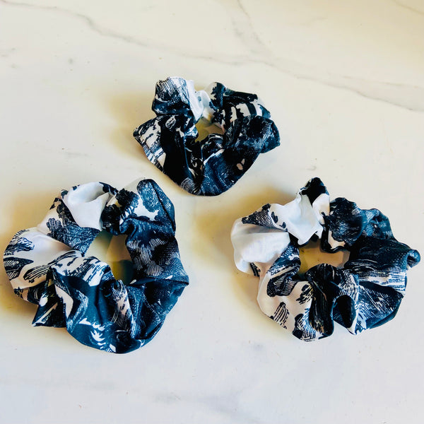 Jumbo Abstract Scrunchies