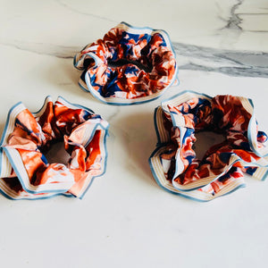 Jumbo Sunset Waves Scrunchie
