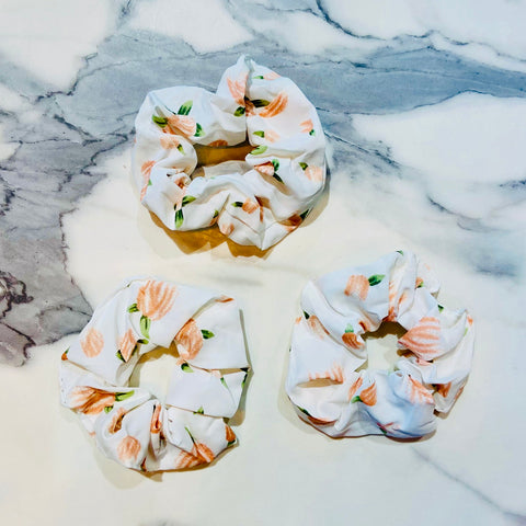 Jumbo Flower Scrunchies