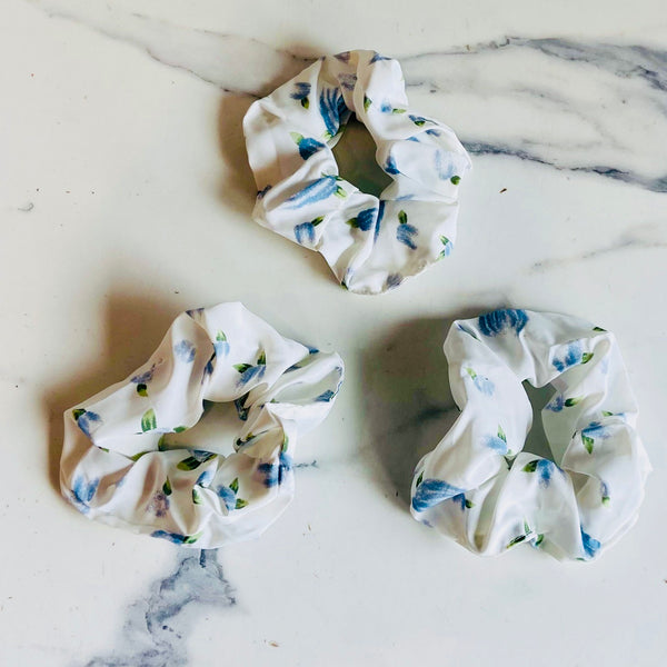Jumbo Flower Scrunchies