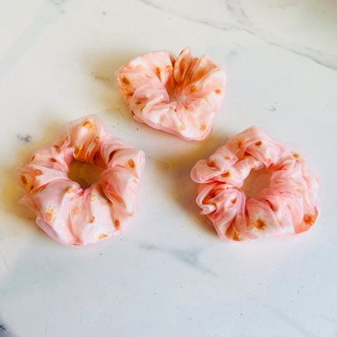 Jumbo Flower Scrunchies