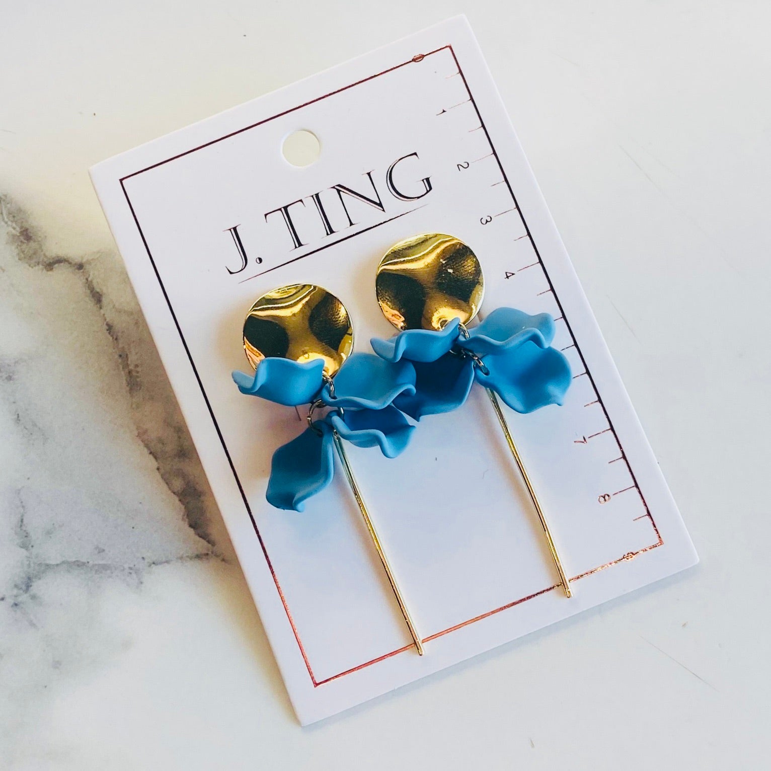 Blue Ember Earrings