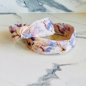 Purple Splotchy Pattern Headbands