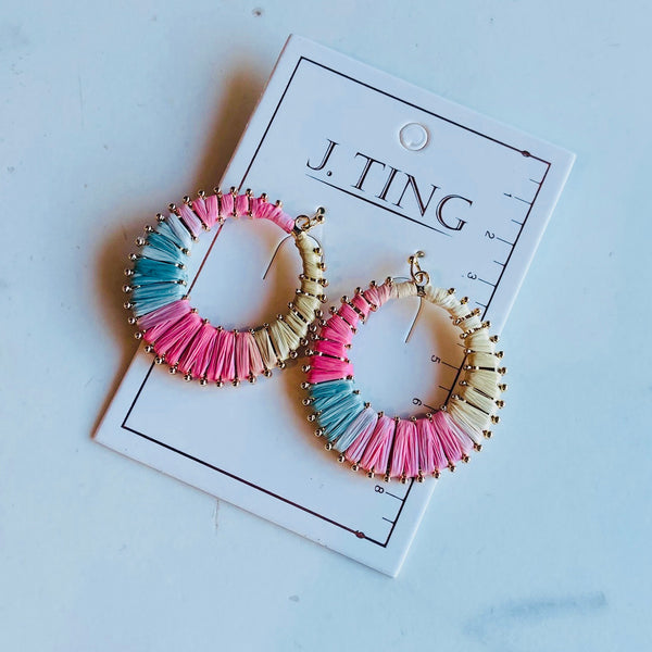Fabric Earrings