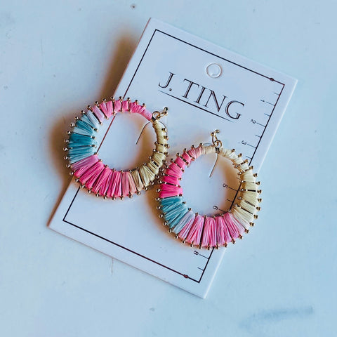 Fabric Earrings
