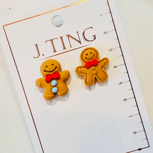 Little Gingerbread Men Earrings