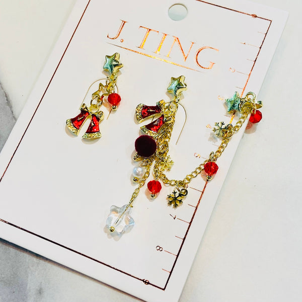 Christmas Bell Dangly Earrings
