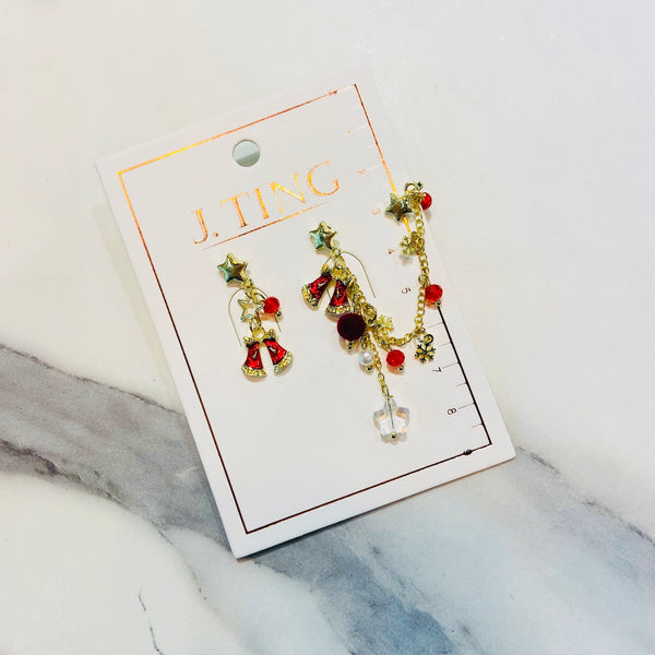 Christmas Bell Dangly Earrings