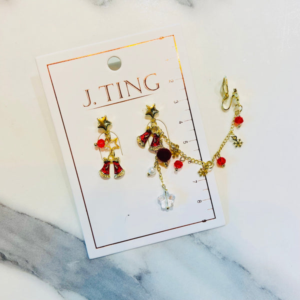 Christmas Bell Dangly Earrings