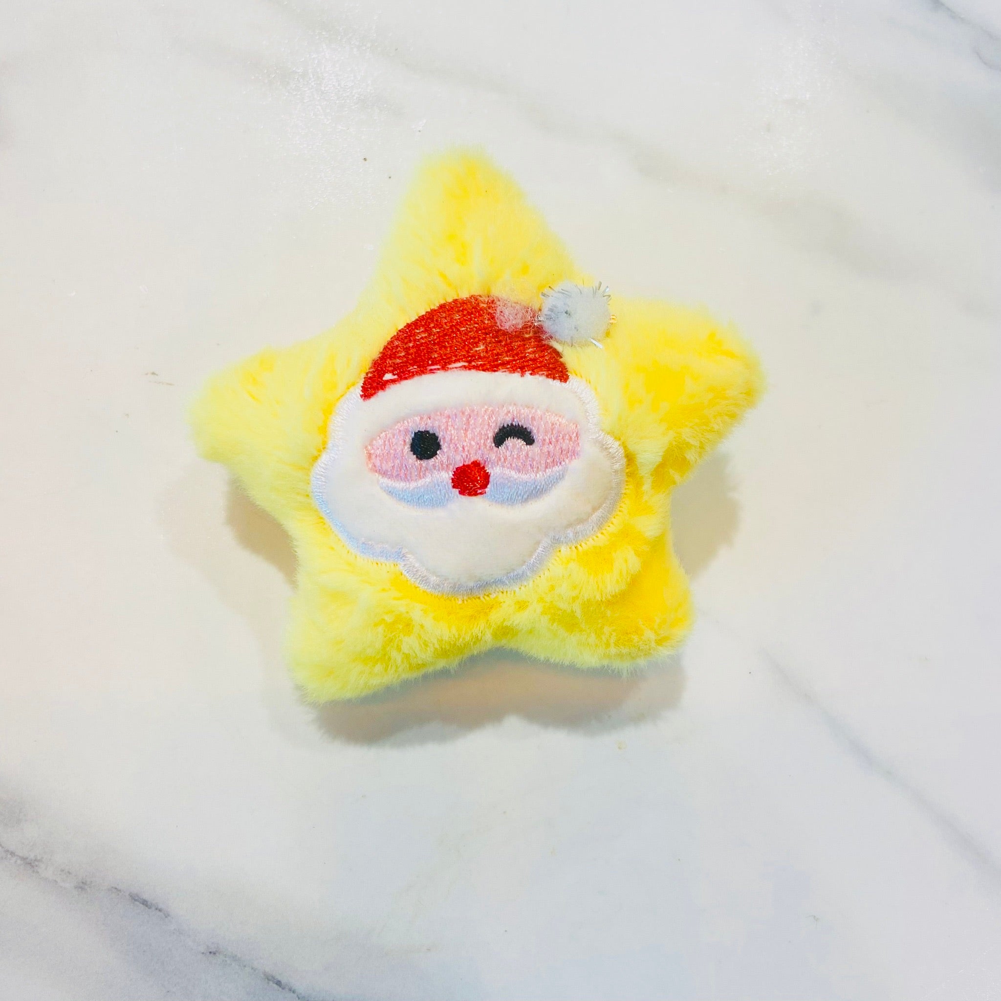 Christmas Star Santa Pin