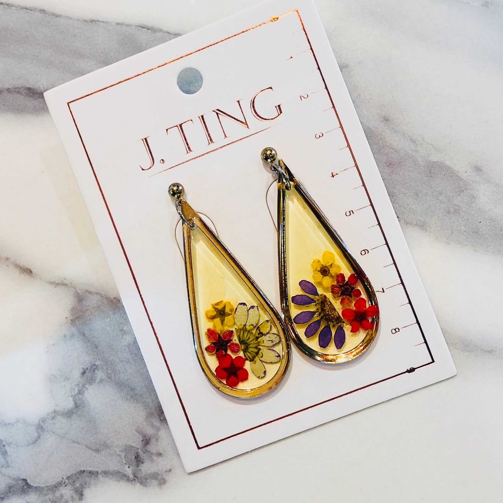 Floral Art Fancy Earrings