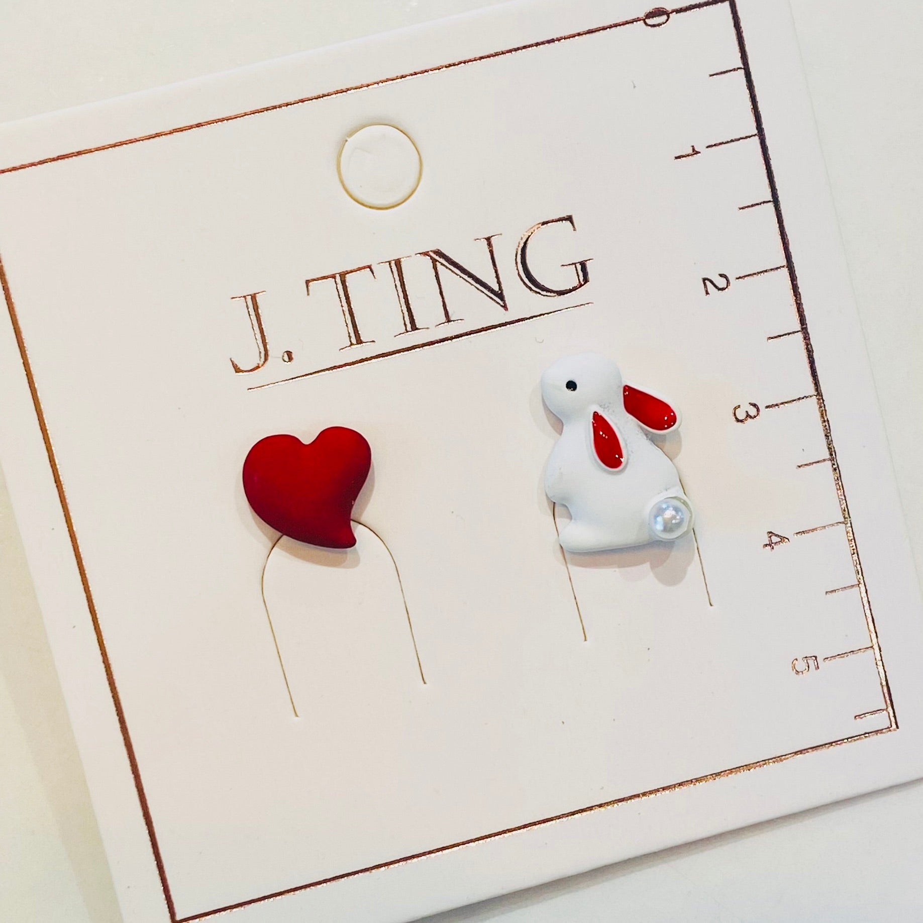 Cute White rabbit Earrings