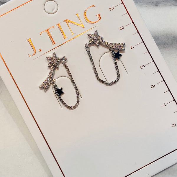 Shooting Star Dangle Earrings