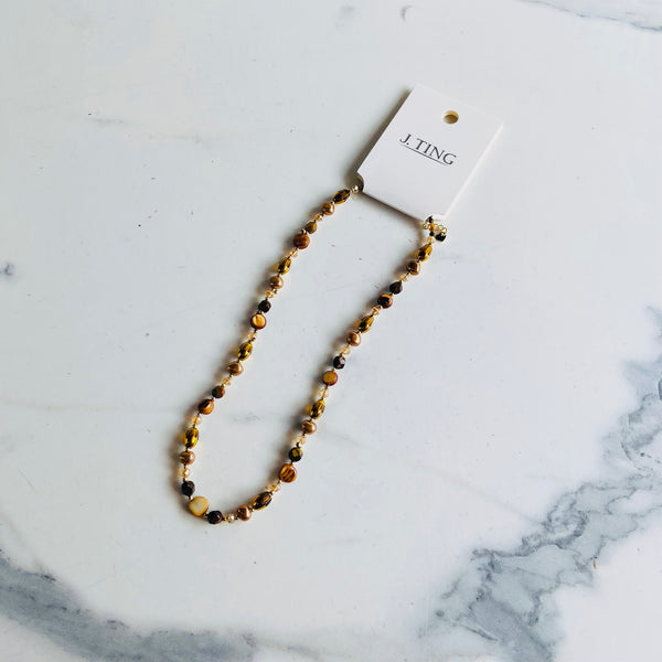 Tiger Eye Stone Necklace