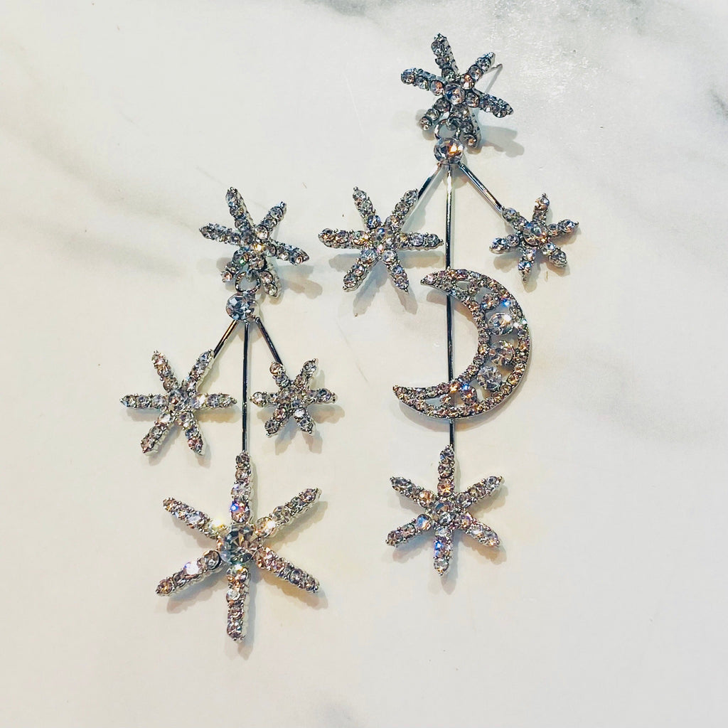 Chunky Snowflake Earrings