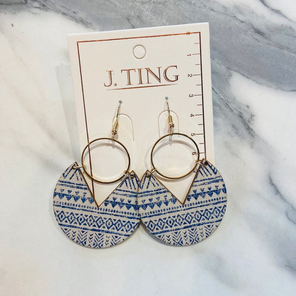 Tribal Cut Out Earrings