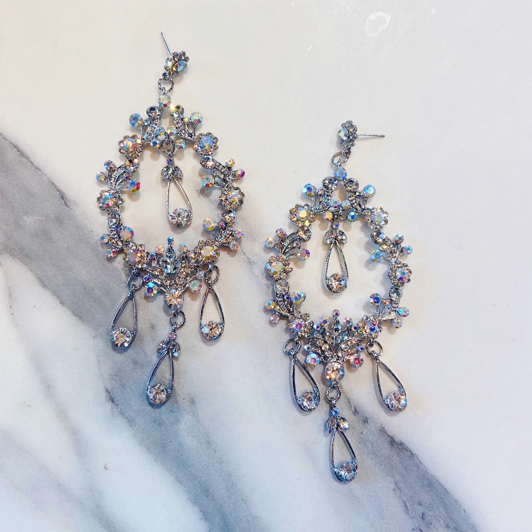 Elegant Fancy Diamond Earrings
