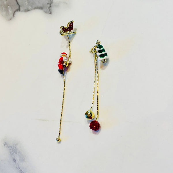 Jolly Cheer Christmas Earrings