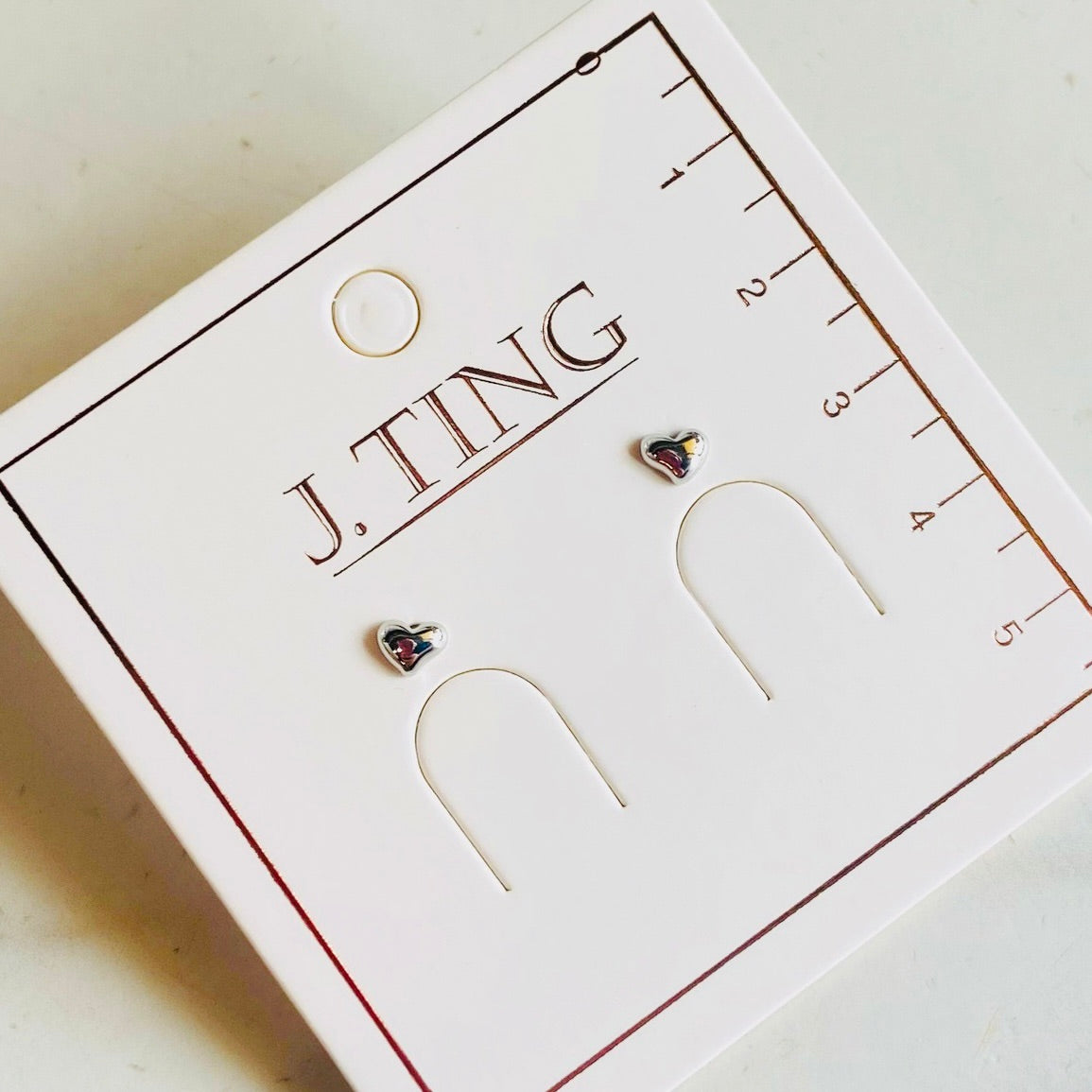Silver Heart Earrings