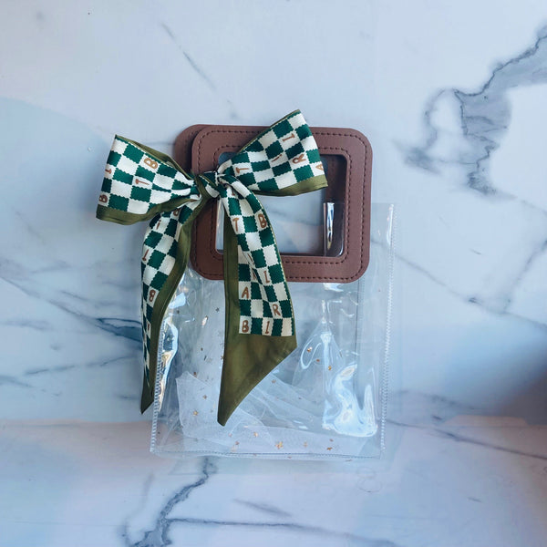 Small Flower Clear Gift Bag