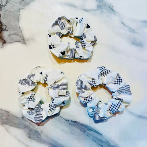 Tri-Style Silhouette Scrunchie