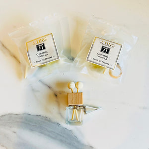 Caramel Vanilla Car Reed Diffuser