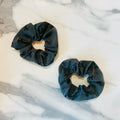 Gray And Black Cute Bow Scrunchie