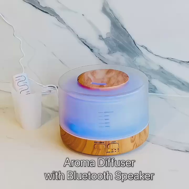 Aroma Diffuser with Bluetooth Speaker