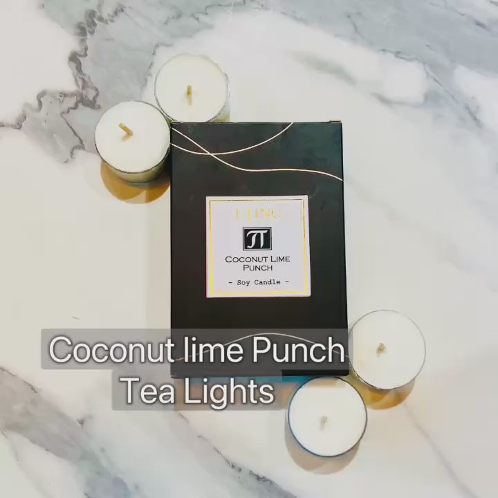 Coconut lime Punch Tea Lights