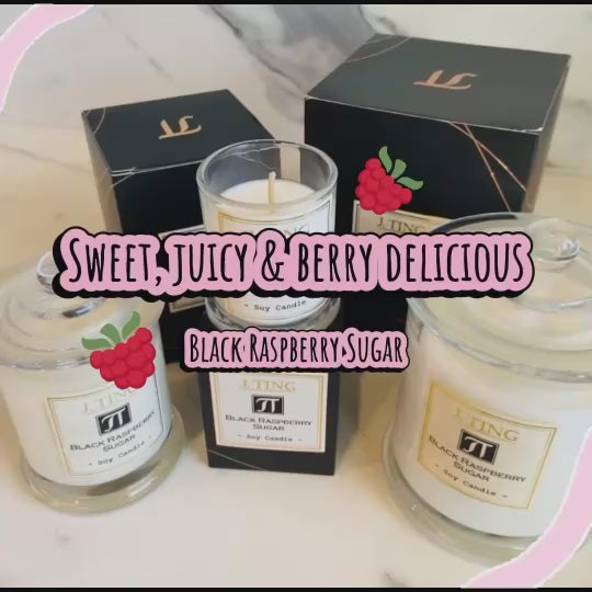 Black Raspberry Sugar Soy Candle