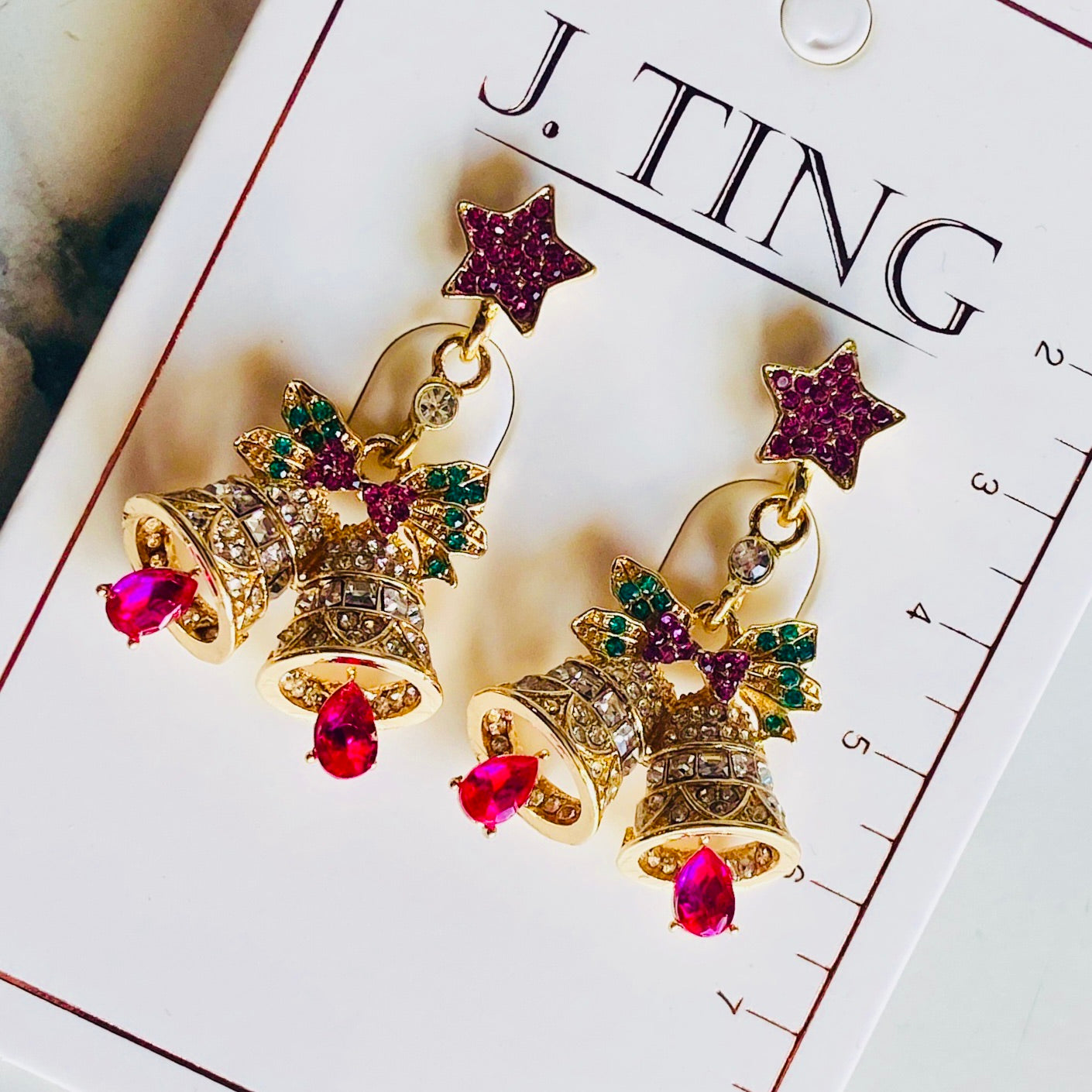 Vintage Christmas Bell Earrings