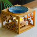 Blue Radiation Pattern Oil Burner