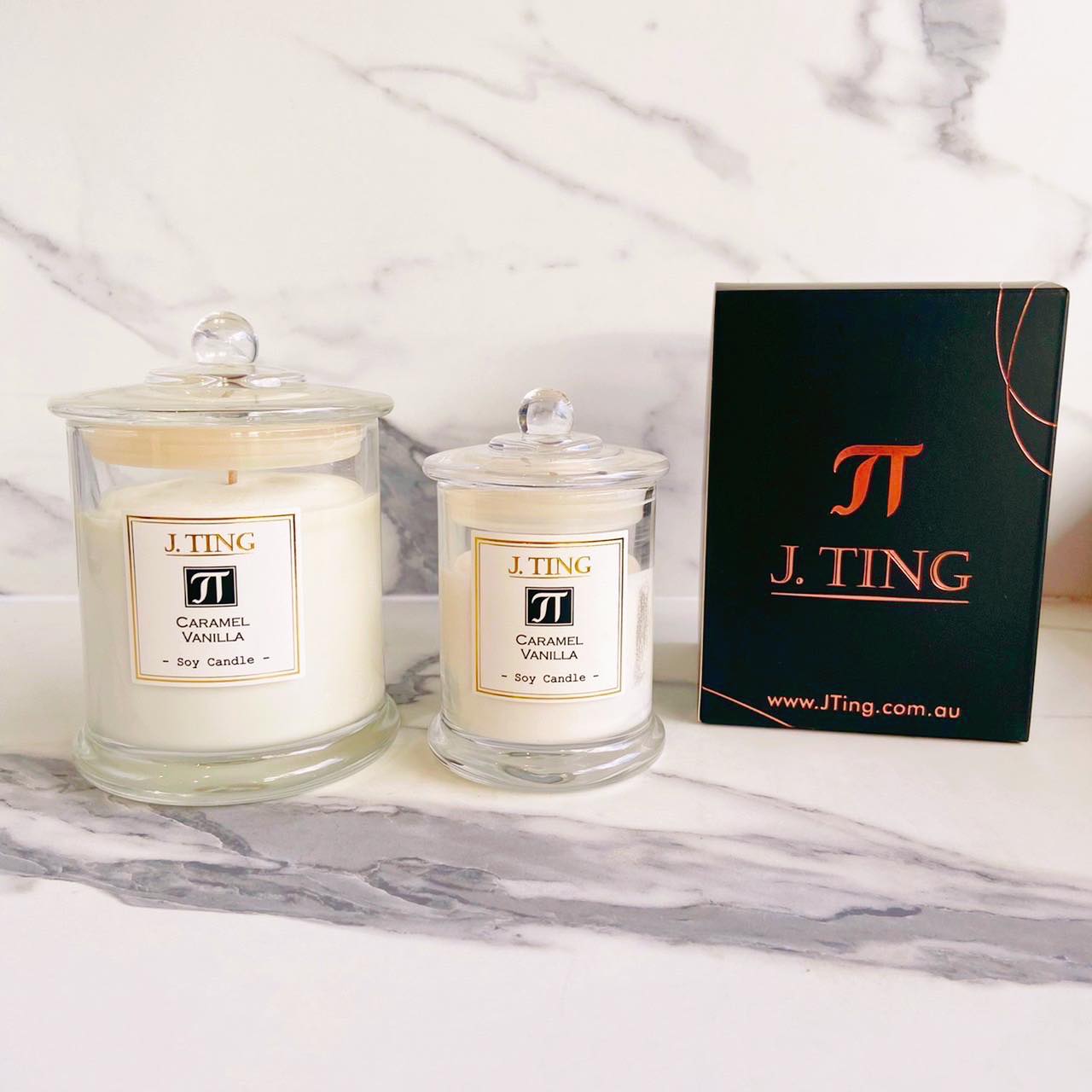Caramel Vanilla Soy Candle