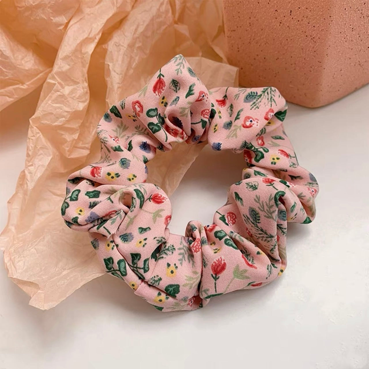 Flower Scrunchies