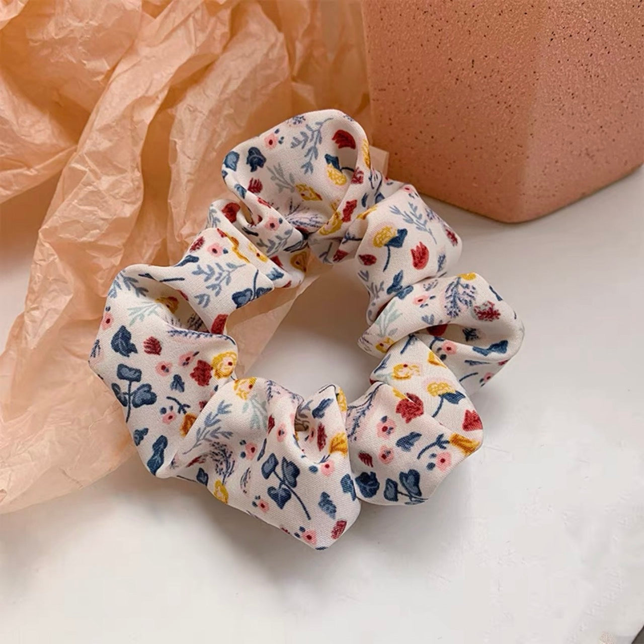 Flower Scrunchies