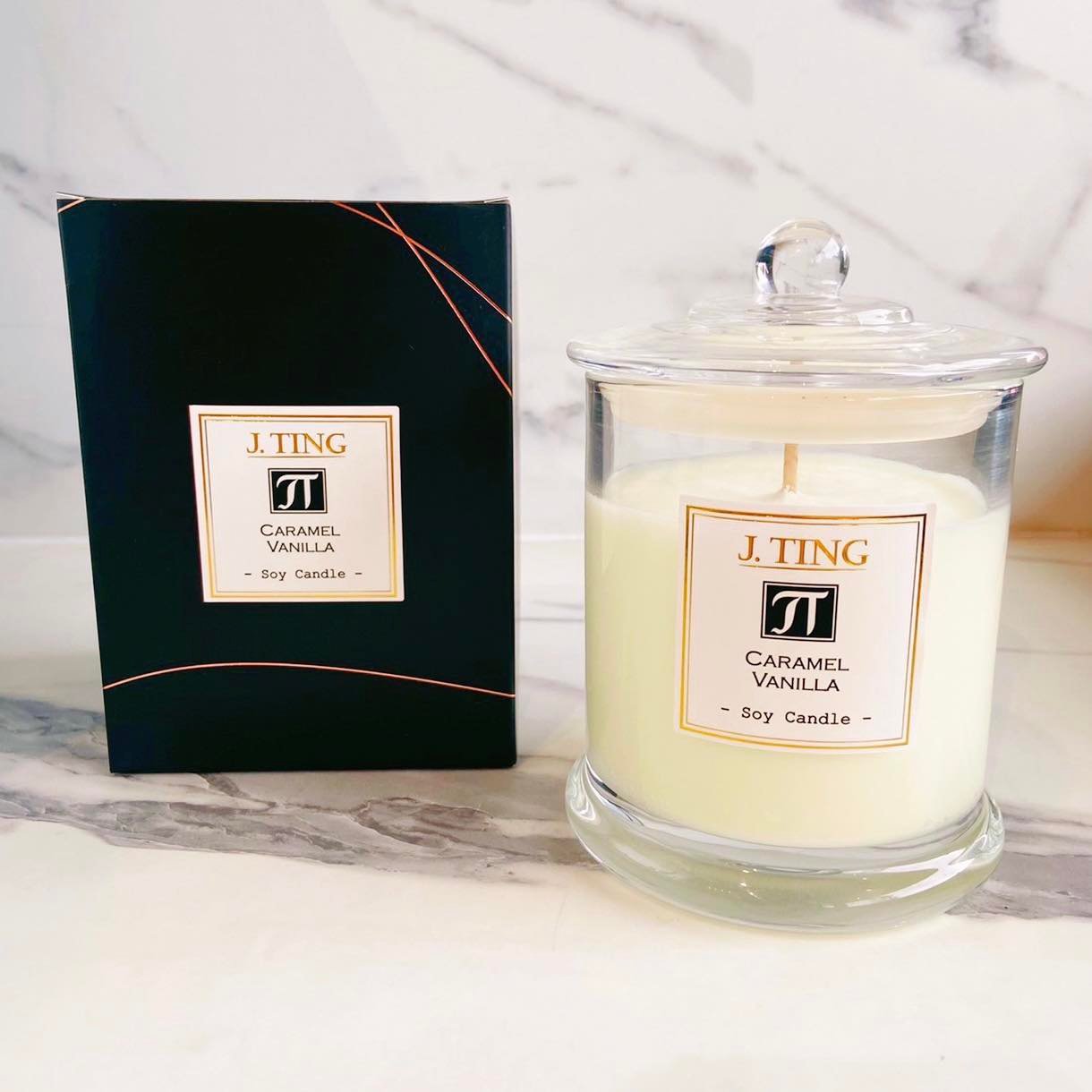 Caramel Vanilla Soy Candle