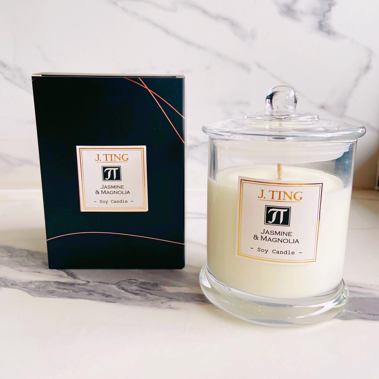Jasmine & Magnolia Soy Candle