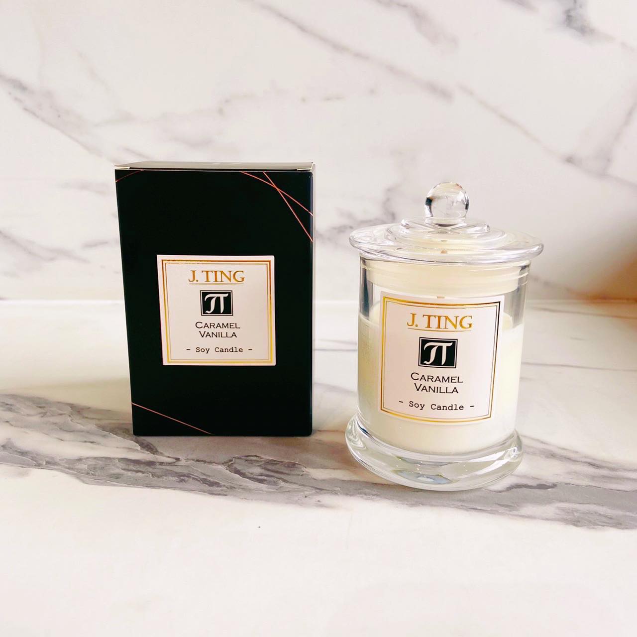 Caramel Vanilla Soy Candle